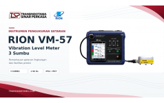 RION VM-57: Vibration Level Meter 3 Sumbu untuk Pemantauan Getaran Lingkungan